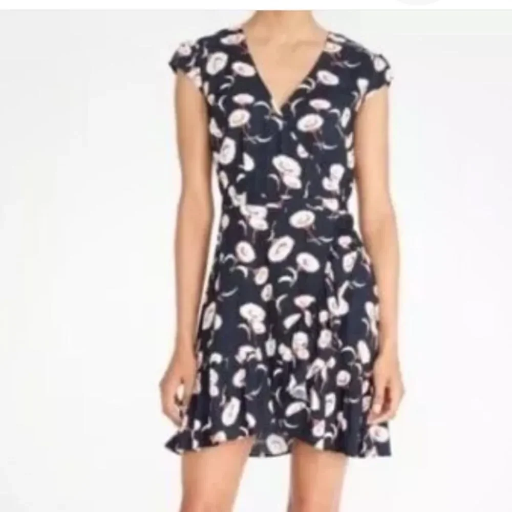 J Crew Mercantile Floral Blue Dress 4